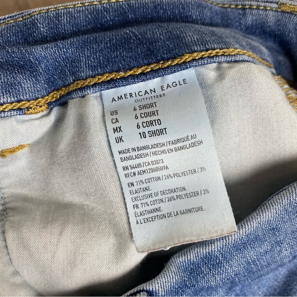 American Eagle Outfitters Curvy High Rise Jeggings Size 6 - Picture 11 of 16